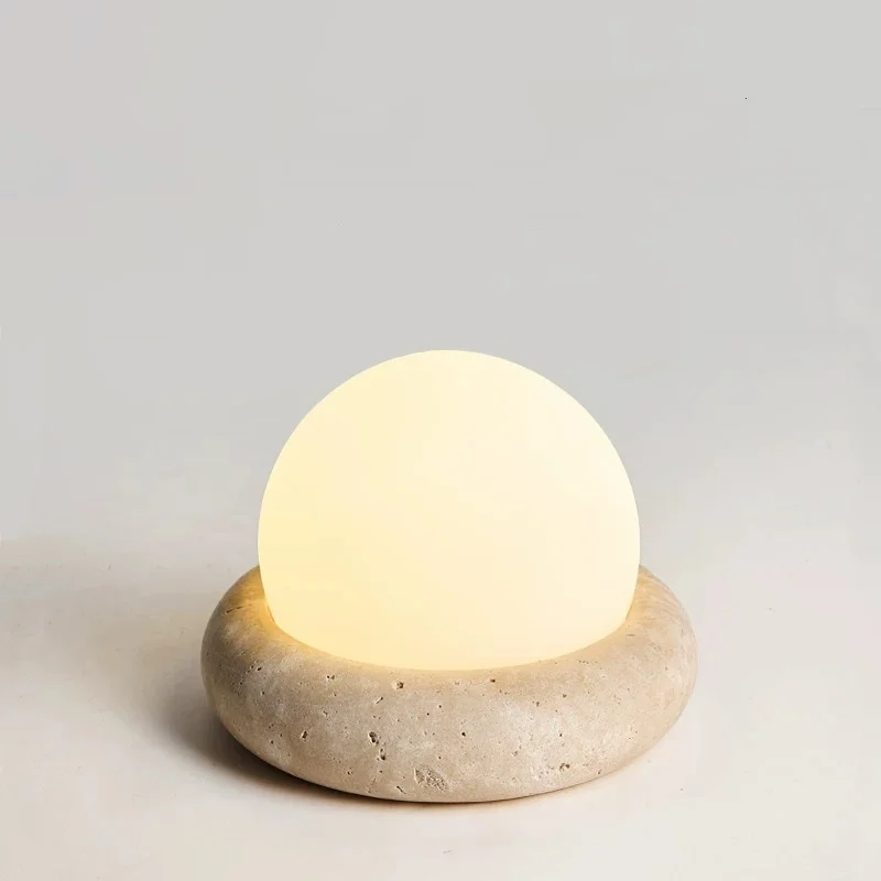 Cream style bedroom bedside remote-controlled night light children's room, baby sleep, high-end feeling, rechargeable desk lamp
