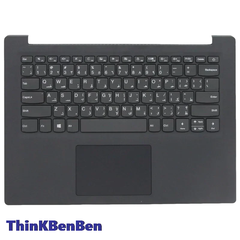 

ARA Arabic Texture Iron Gray Keyboard Upper Case Palmrest Shell Cover For Lenovo V14 ADA ARE IGL IIL IKB IWL 5CB0W44550