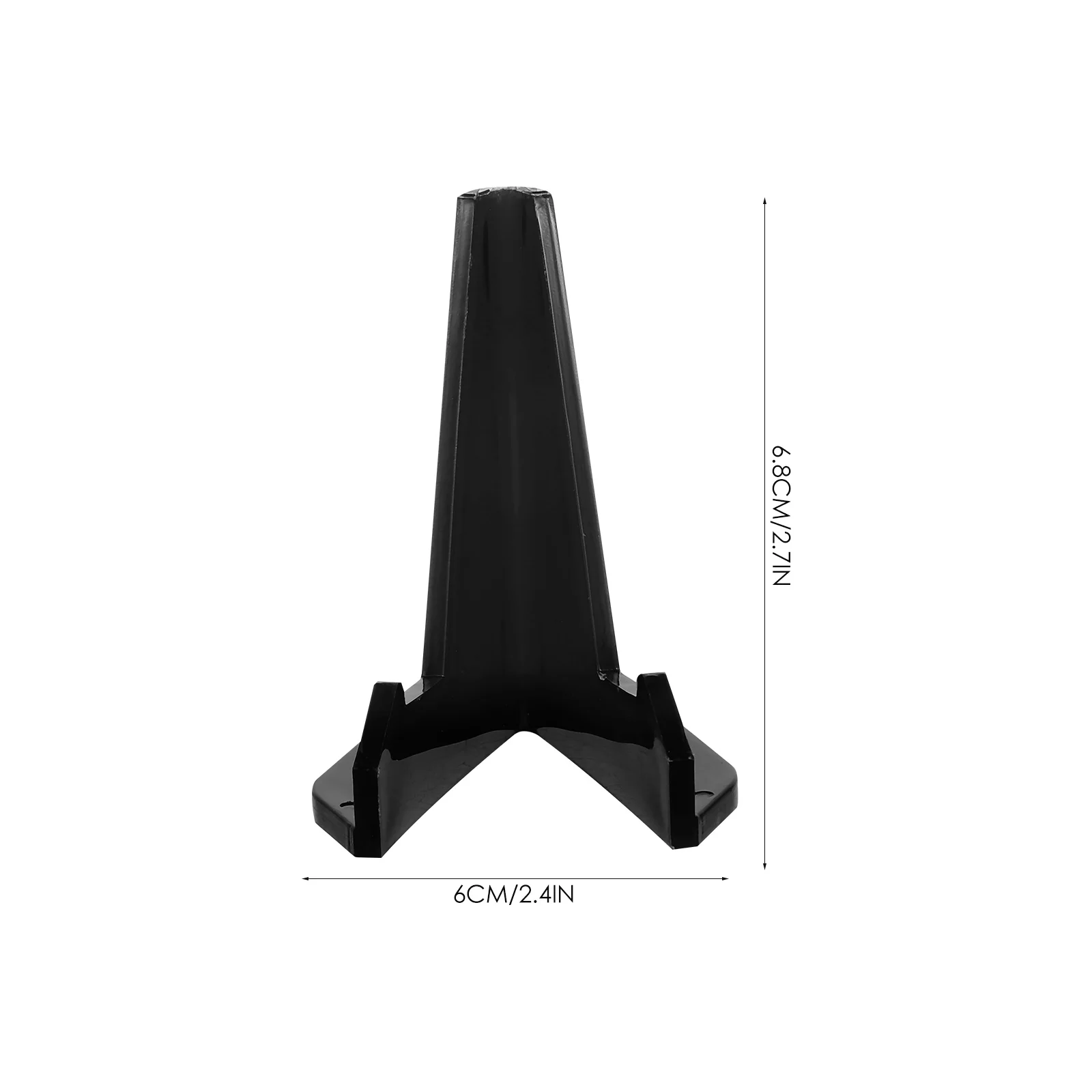 

10pcs Acrylic Display Stands Black Mini Easel Stand For Photos Collectibles Cards Plate Wall Holder Small Picture Rack Banquet