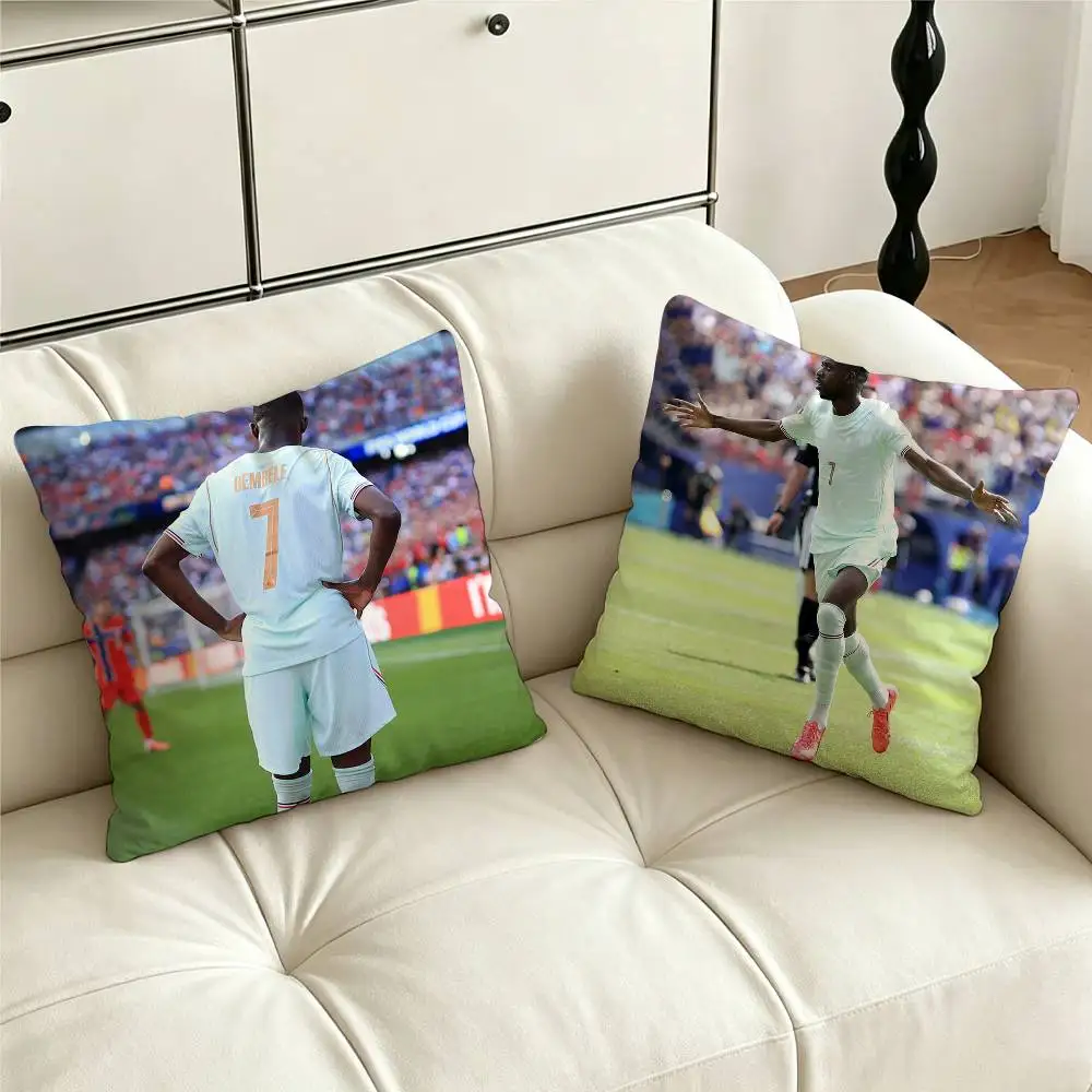 D-D-embele No.10 football Pillow Case Pattern Printed Pillowcase For Living Room Sofa Cushion Cover