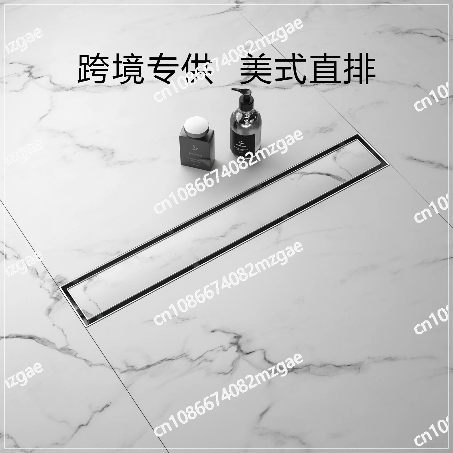 

Напольный слив из матовой нержавеющей стали 304, двойного назначения, скрытый, под плитку.