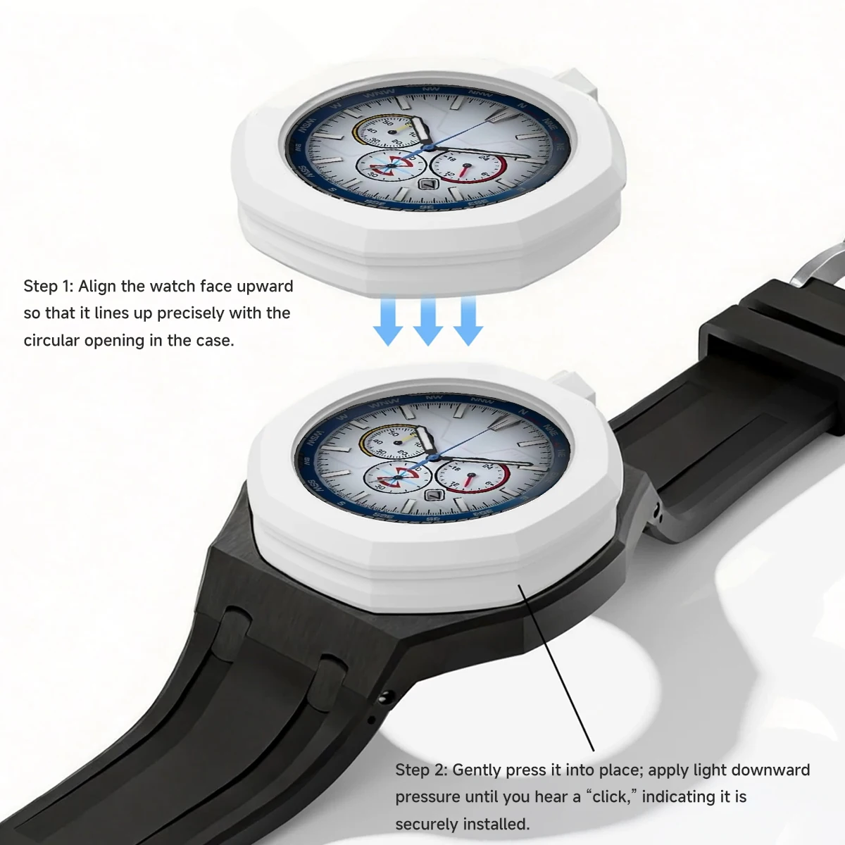 AP×Swatch  Pop 対応 ステンレス製　カスタムS S8be011f6a02b48fc93a967576d848