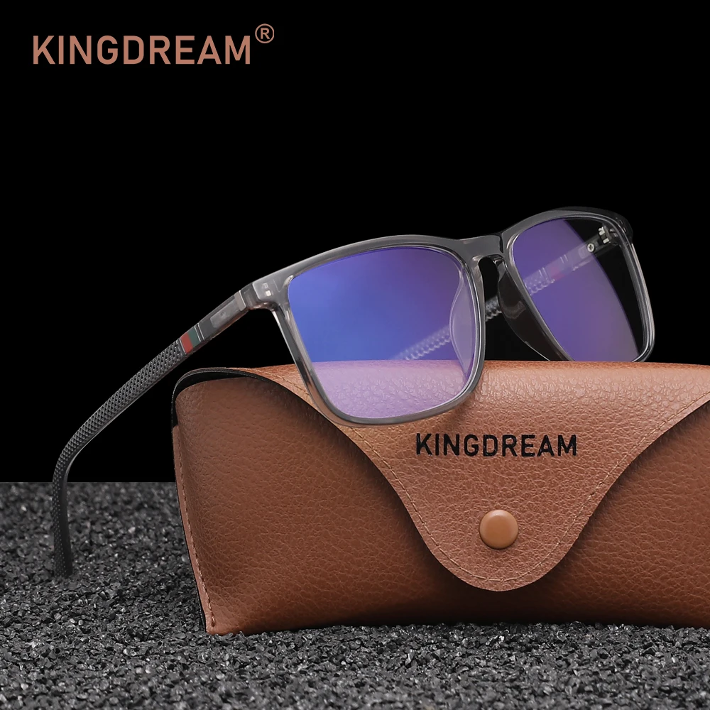 KINGDREAM Damen Herren Anti-Blaulicht-Brille Ohne Sehstärke Computer Blaulichtfilter Geschäftsbrille