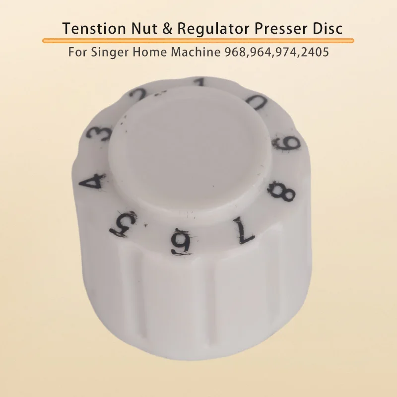 Tenstion Nut & Spring & Regulator Presser Disc For Singer Home Machine 968,964,974,2405