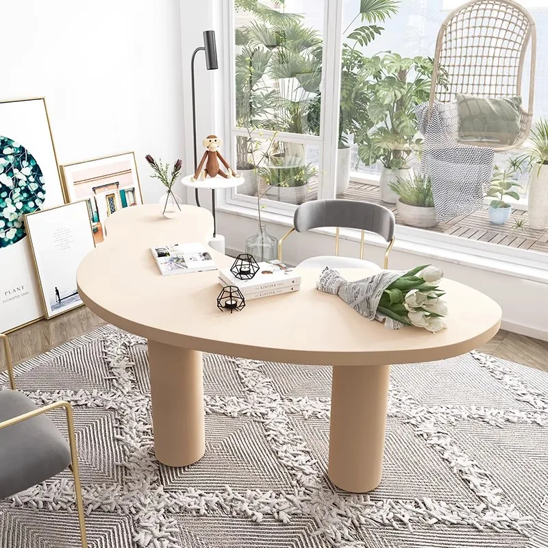 xx- Wood Executive Desk Home Modern Studio Design Wooden Office Table Boss Computer Nordic Writing Study Furniture^