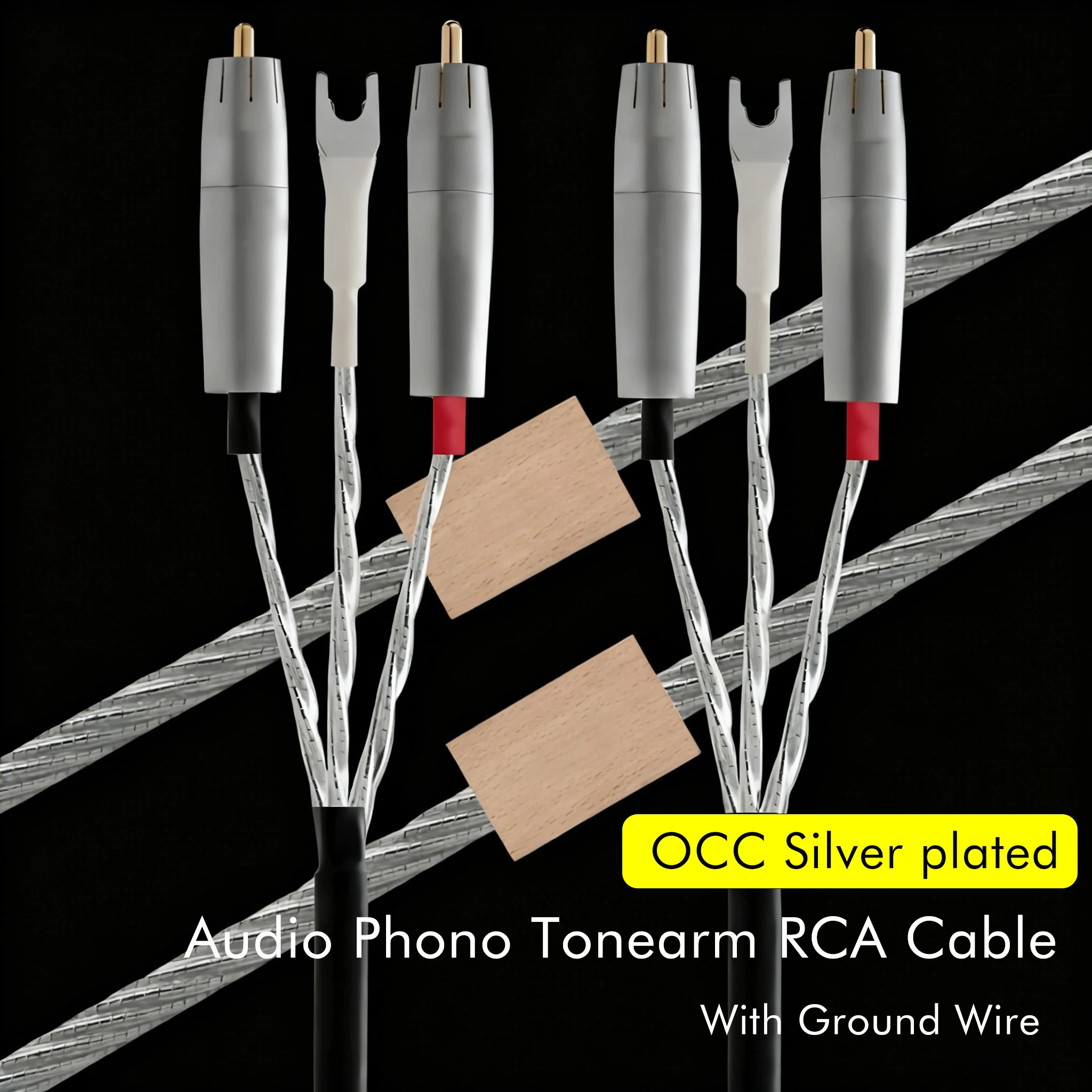 

Hi-Fi аудио фонокорректор RCA кабель заземляющий провод виниловый сигнал кабель rca LP виниловый шасси проигрыватель пластинок усилитель