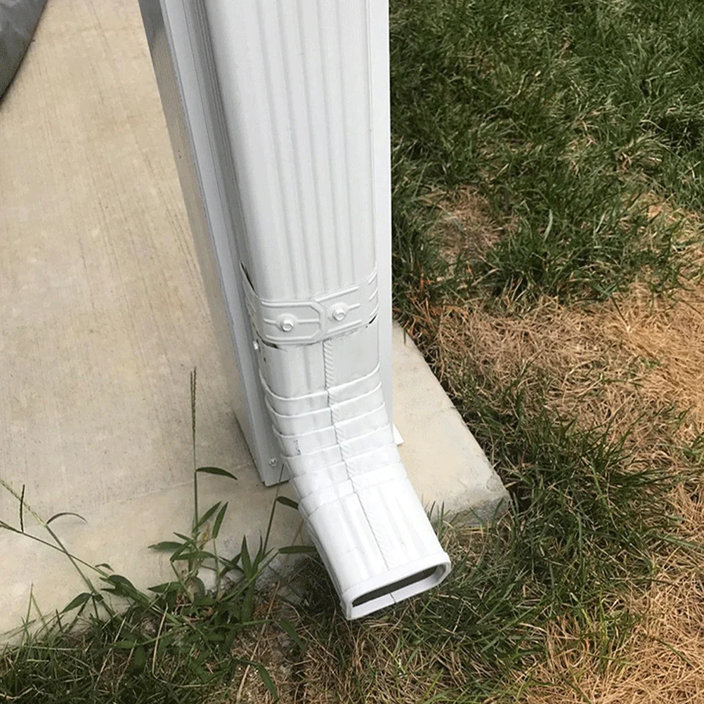 

2pcs Downspout Safety Caps Gutter Protection 3x2in Durable Waterproof Drain Cover Pet Home Garden Pipe Accessories