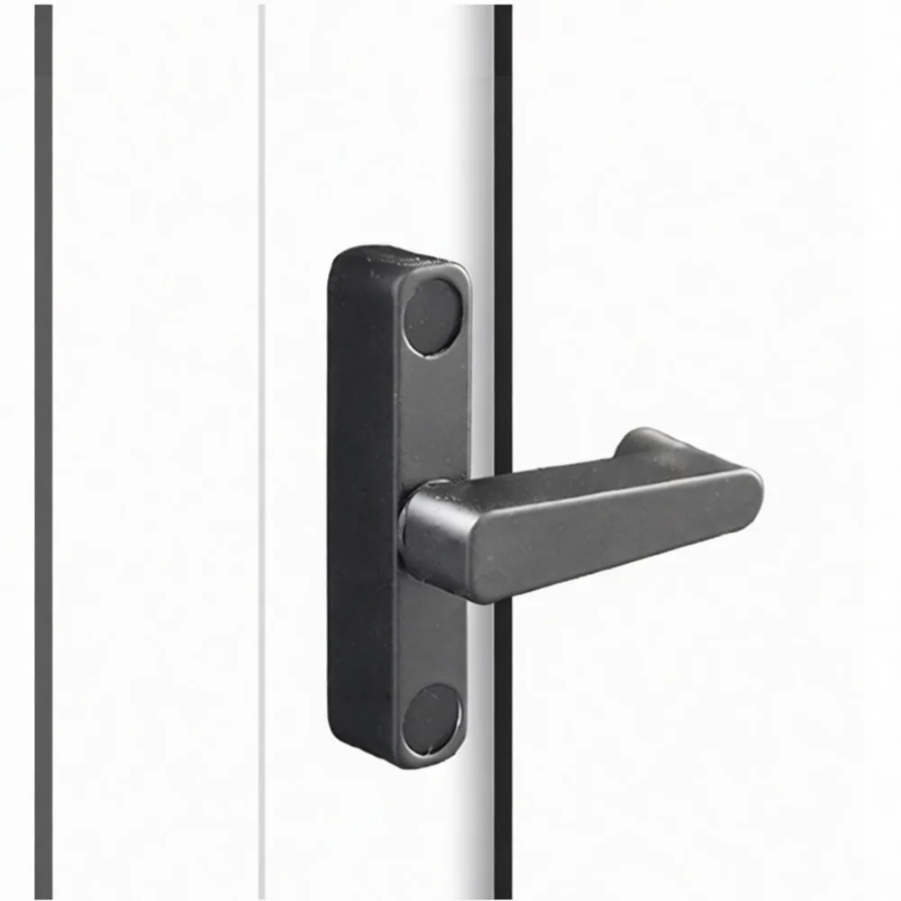Professional Sliding Window Lock Security Latch Zinc Alloy Minimalist Style For Glass Door Narrow Hardware Easy Mounting Bolt