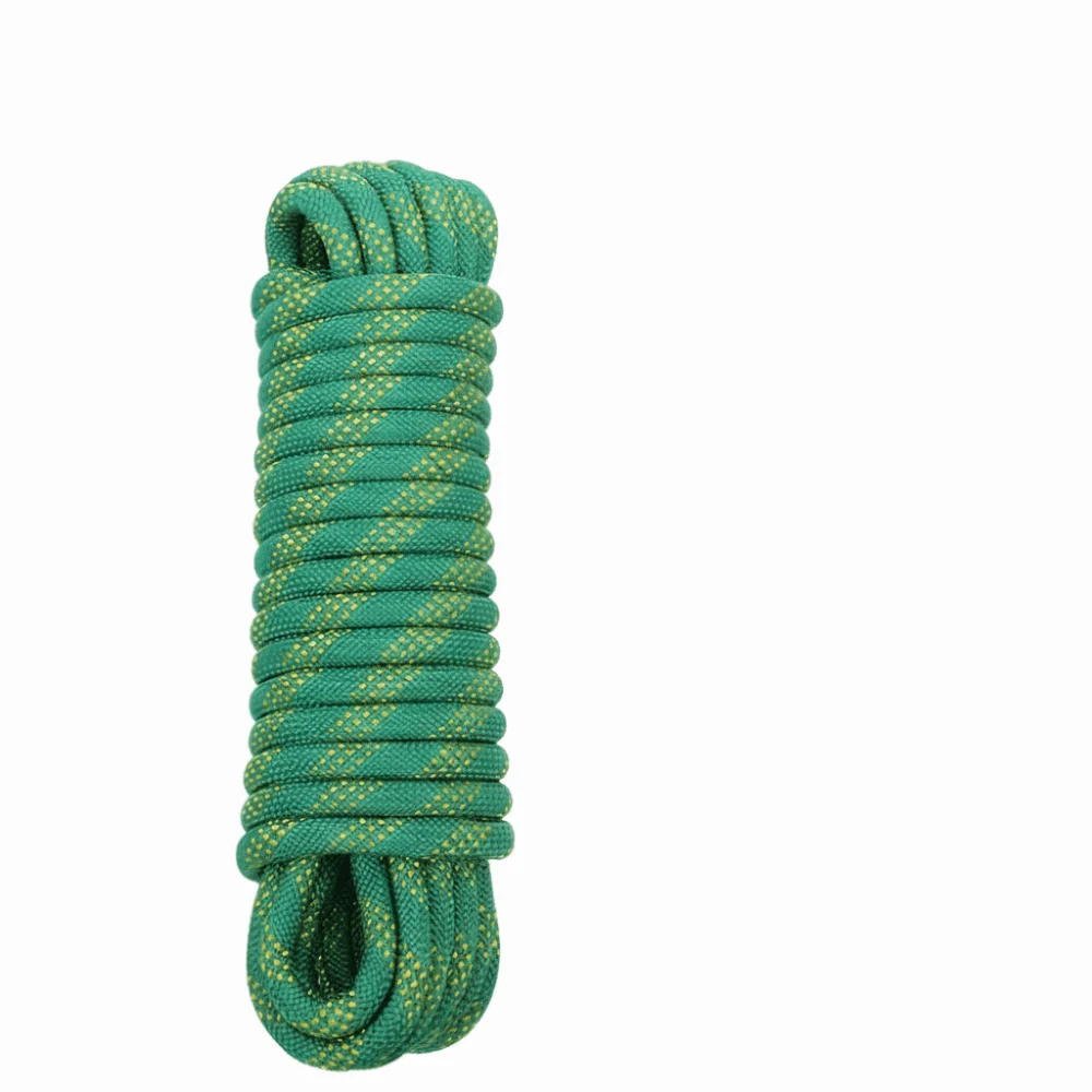 Equipment Thickened 12mm Safety Life Rope High Strength Static Static Rock Rope Paracord Safety Mountaineering Rope Outdoor