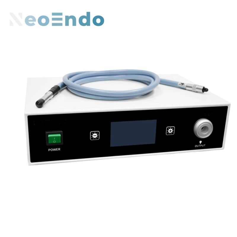 

100W Medical Endoscope Led Light Source With Fiber Cable For Rigid ENT Laparoscope Endoscope Camera System