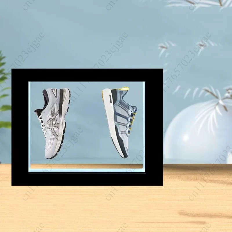 Acrylic display platform magnetic suspension shoes cosmetics Baijiu red wine display stand rotating display platform