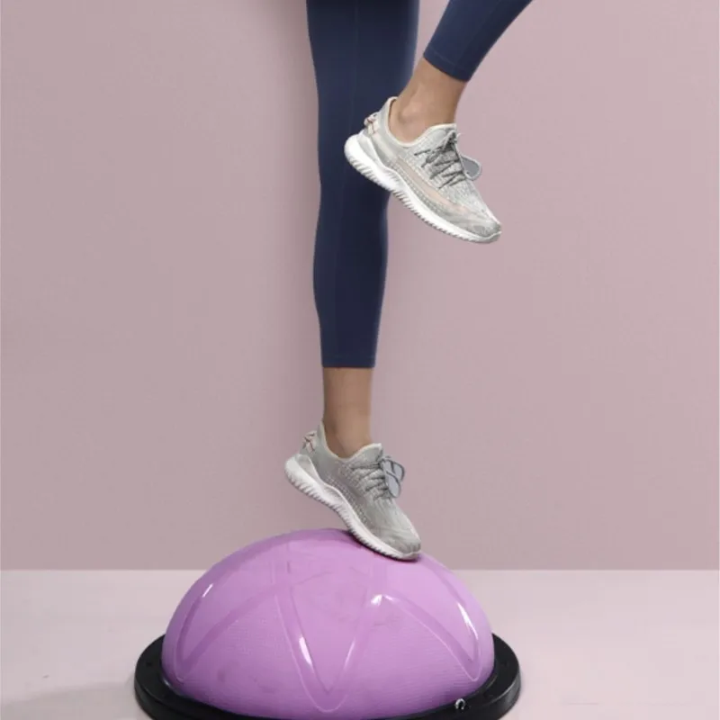 K-star Wave Speed Ball Semi-circular Balance Thickened Explosion-proof Yoga Ball Pilates Foot Stepping Fitness Equipment 2024