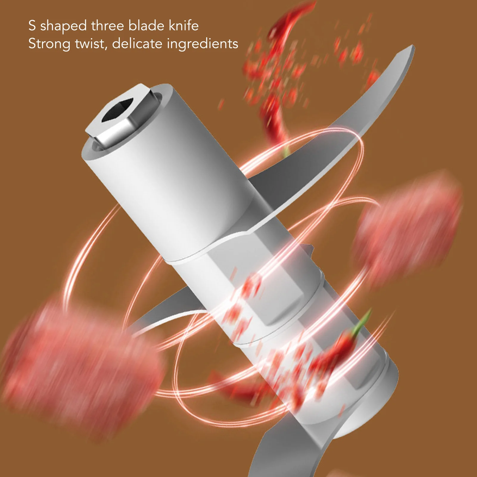 電気ガーリックチョッパーオニオンミンサーポータブルフードプロセッサーUSB充電野菜コショウベビーフード調味料250ミリリットル