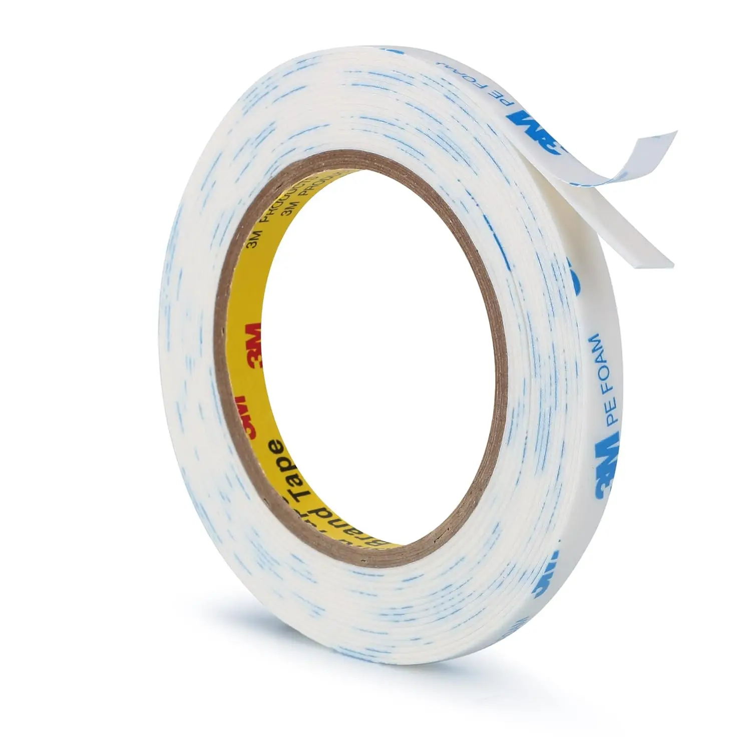

Double Sided Tape 0.39"x16.5Ft, No Damage Mounting Tape Heavy Duty PE Foam Removable for Wallpaper Painted Wall Decor Crafts