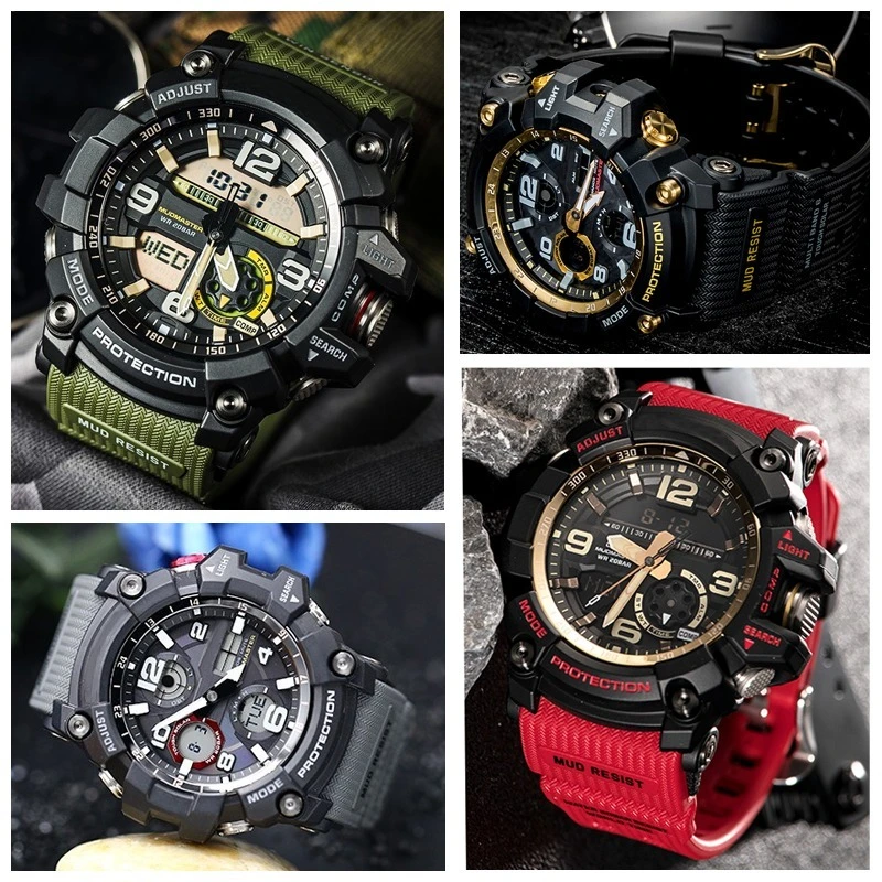 ل كاسيو G-SHOCK ليتل الطين الملك حزام ساعة اليد GG-1000/GWG-100/GSG-100 الراتنج حزام مقاوم للماء سلسلة ساعات سيليكون الرجال