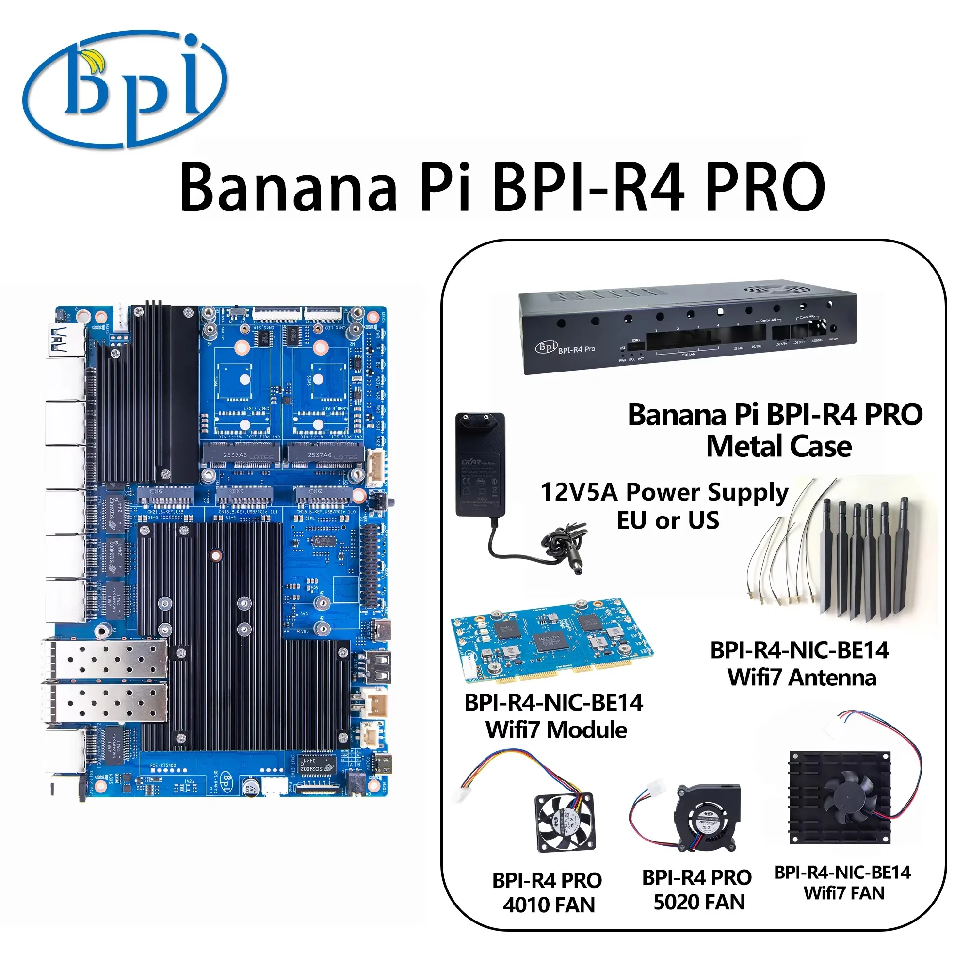 Set SmCpBanana Pi BPI-R4 PRO c - Ddr4 8Gb recensione e prezzo