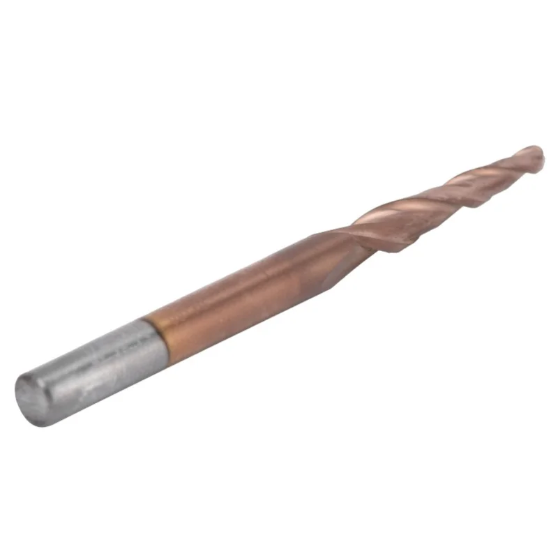 

Tapered End Mills Strong Durable Long Service Life Excellent Chip Removal Effect Ball Nose Spiral Router For