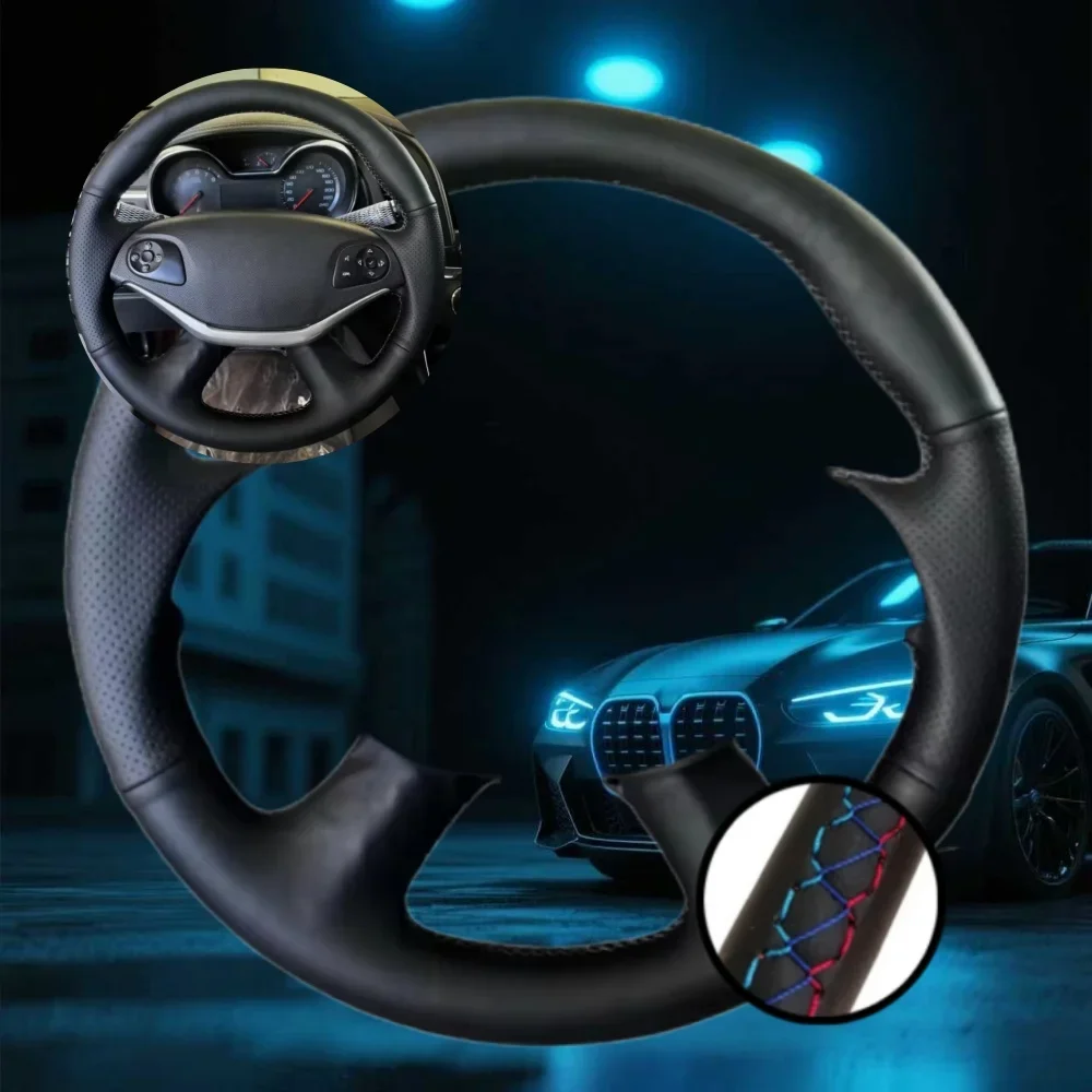 

Индивидуальный чехол на руль автомобиля для Chevrolet Impala 2014-2016 2017-2018 2019-2020, автомобильные аксессуары, сшитая вручную накидка на руль