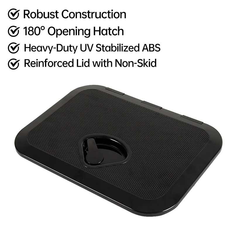 Durable Rectangular Boat Hatch ABS Deck Access Hatch Cover Deck Cover Inspection Hatch Hatch Cover Boat Access Hatch