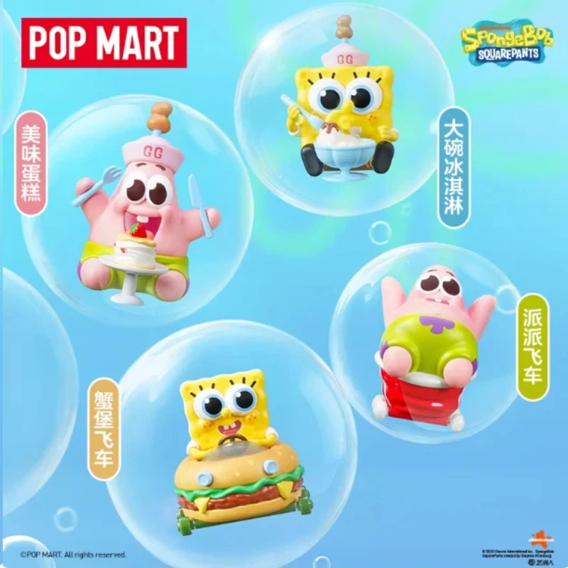 

New Genuine Pop Mart Spongebob Squarepants Good Friends Series Figurine Blind Box Toy Desktop Decoration Birthday Gift For Girls