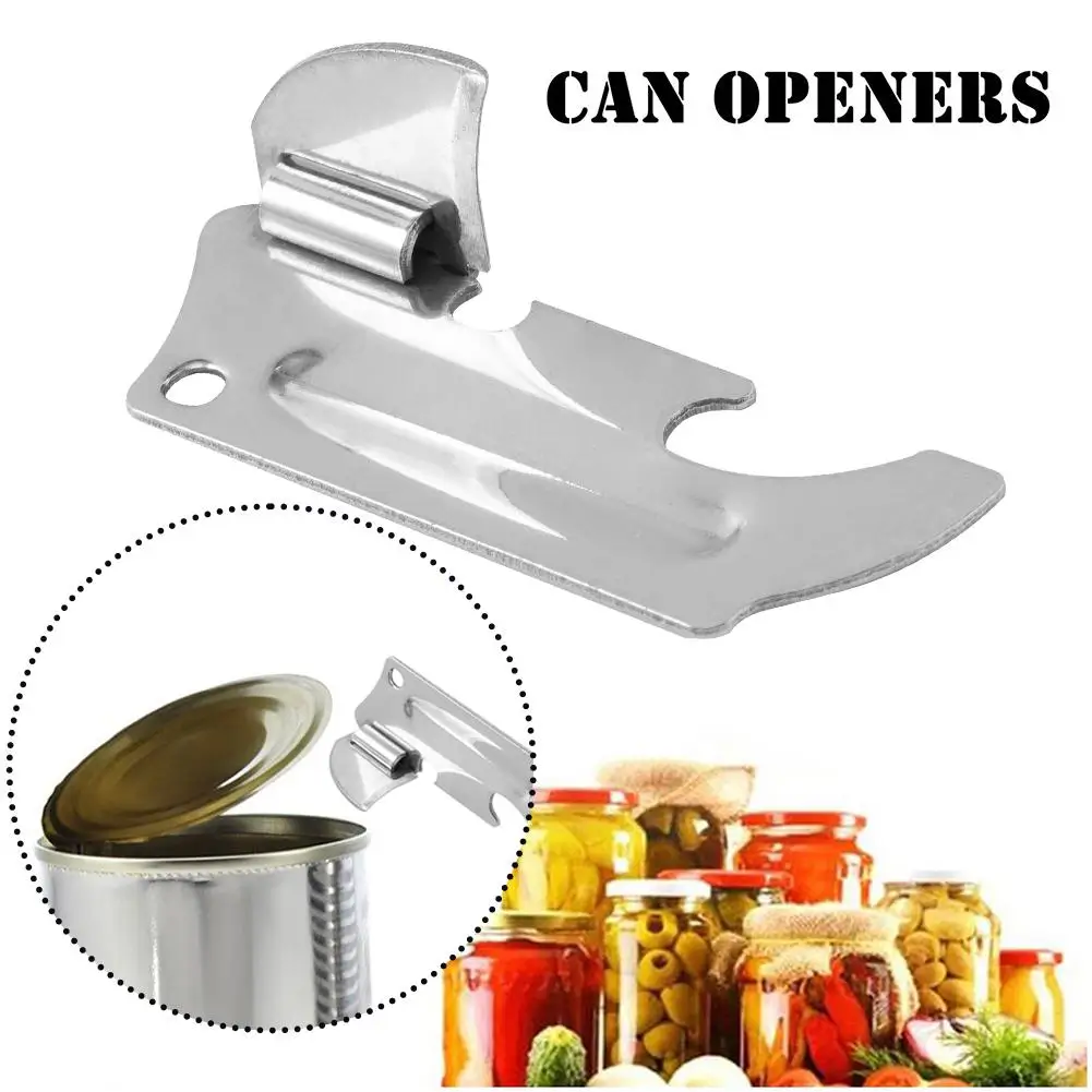Can Opener Adjustable Stainless Steel Non-slip Manual Home Lid Gadget Kitchen Bottle Opener Bottle Gadgets Tool Jar Profess M8q7