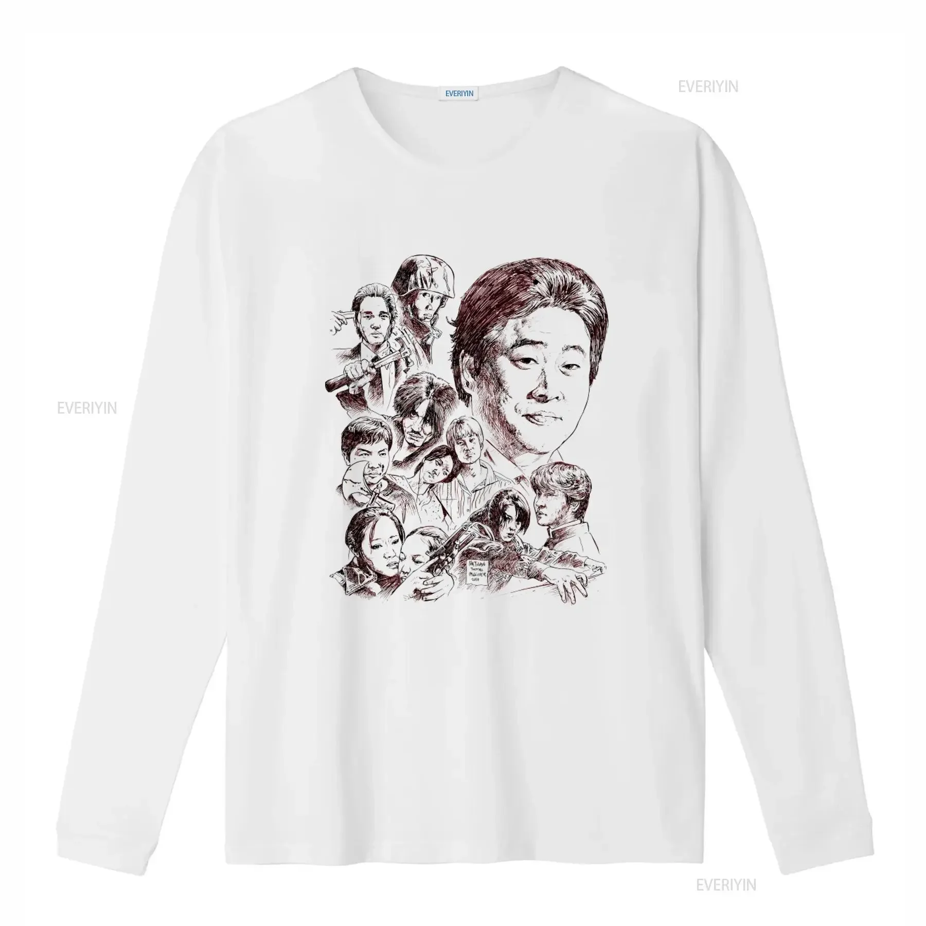 Park Chan wook Movies Art 100 Cotton Men's T shirt Unique Film inspired Design for Movie Lovers vintage Washed Comfortable
