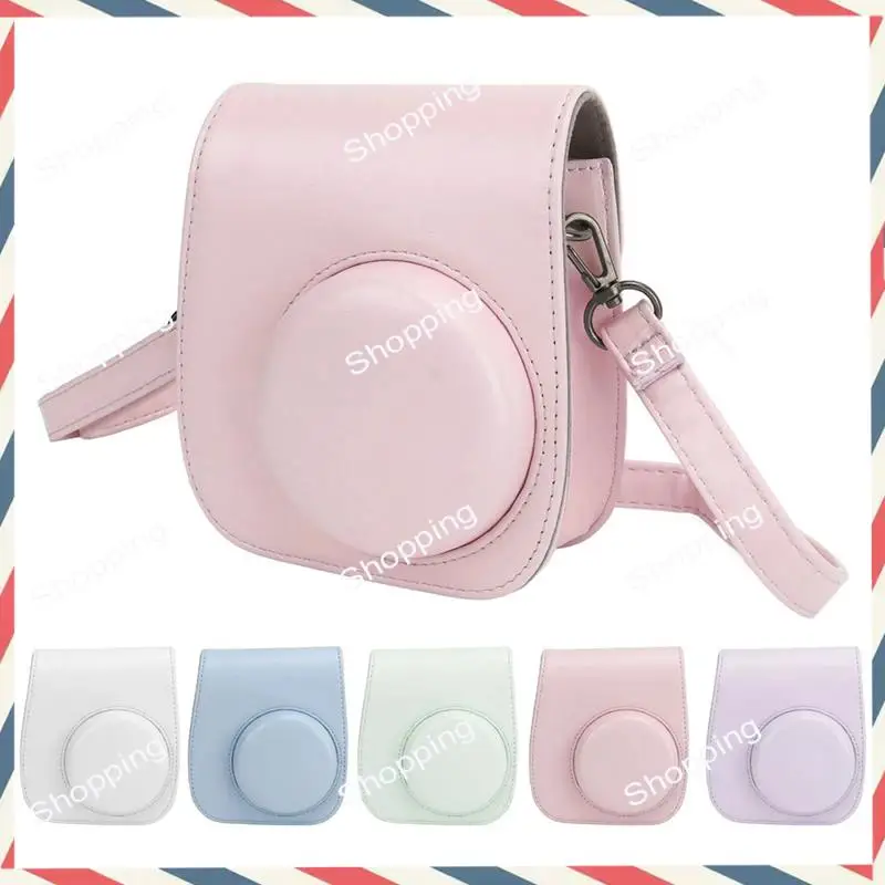 حقيبة حماية للكاميرا الفورية M20K حافظة من البولي يوريثان لهاتف Fujifilm Instax Mini 12 مع مرشحات الألبوم ملصقات إطارات ملونة