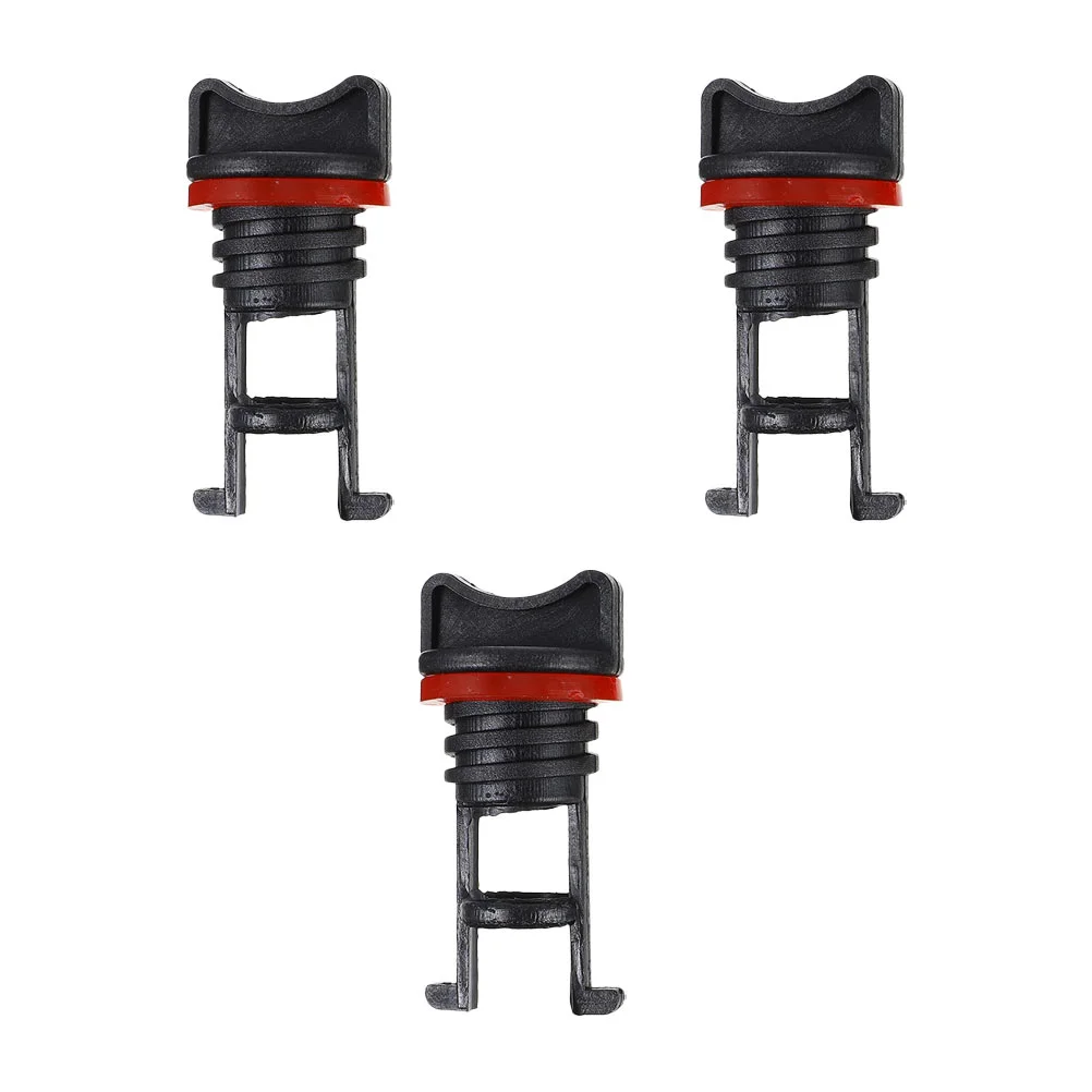 3 Pcs Kayak Scupper Stopper Drain Plug Hull Larch Marine Accessories for Boats Nylon Canoe Holes