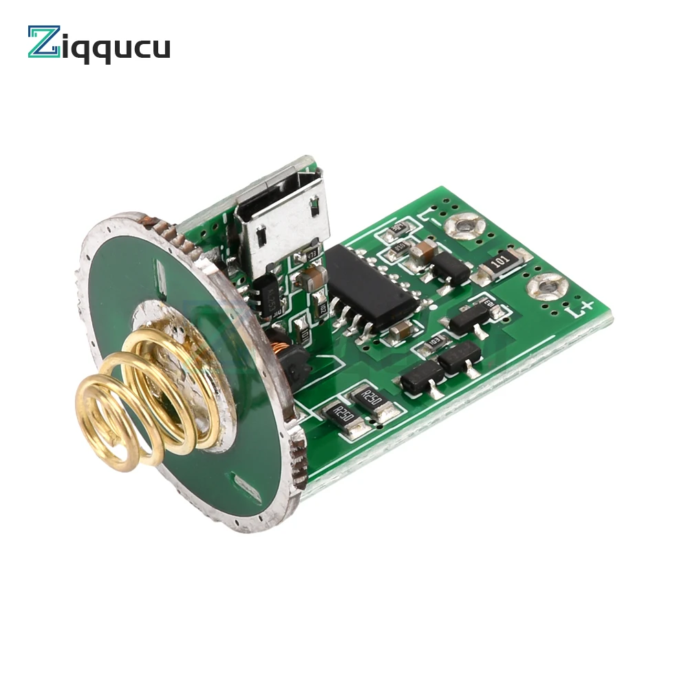6-8.4V Dual Lithium Flashlight 10W LED Drive Board 3 Modes PCB Circuit Board DIY Accessories