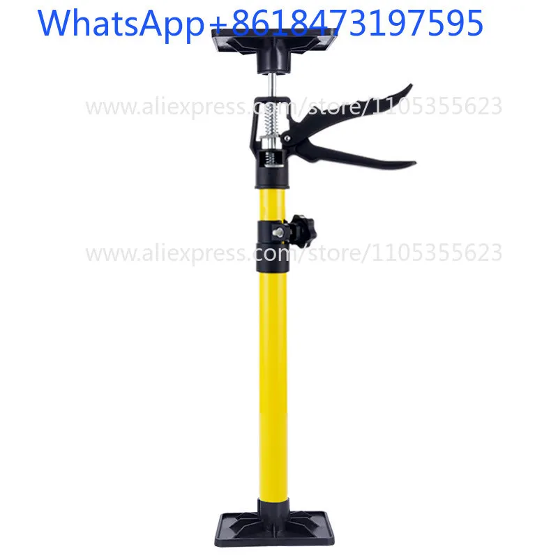 

2 pcs Ejector pole hanging cabinet ceiling installation artifact Fully fixed square plate Adjustable lifting support rod