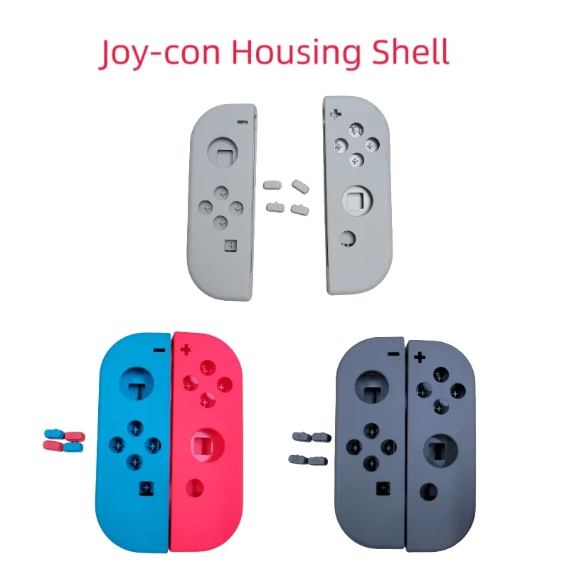 Carcasa de repuesto izquierda y derecha para Nintendo Switch Joy Con controladores Joycon kit de reparación carcasa