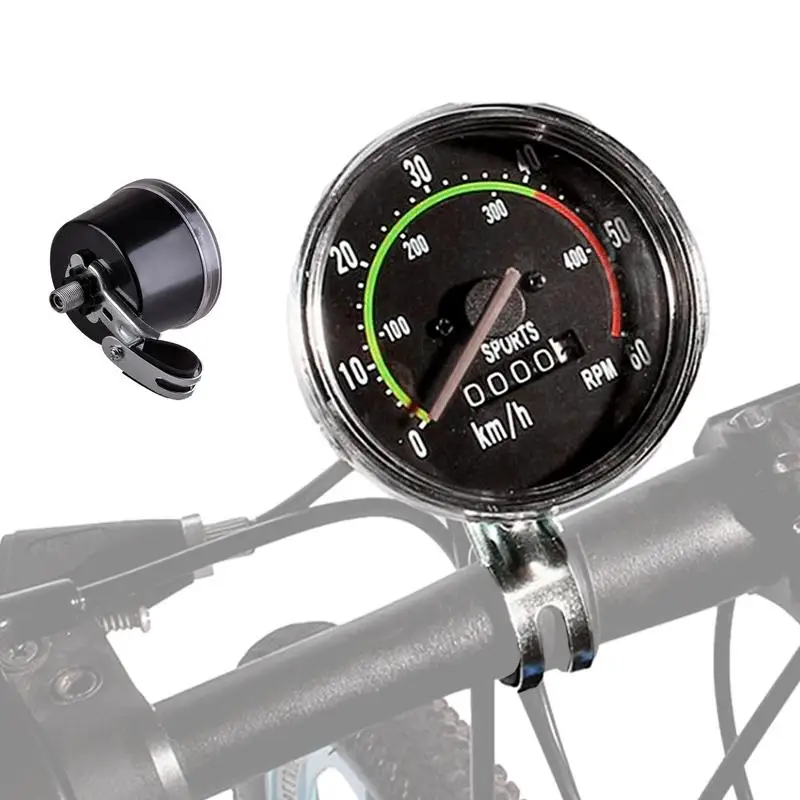 Bike Speedometer Mechanical Odometer Bicycle Computer Waterproof Mechanical Speedometer Mountain Bike Code Table Mechanical