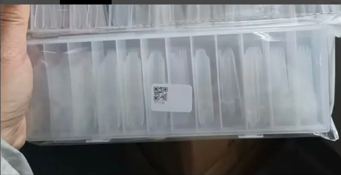 

Французские формы для наращивания ногтей, 75 шт./упаковка, инструменты для маникюра