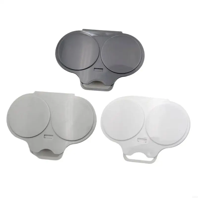 Steamed Cooking Container for Microwave Use, Space-Saving Two-Section Plastic Poacher for Regular Routines