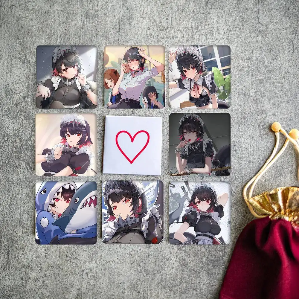 Anime Characters Ellen Joe 1pc Fridge Magnet Personalized Magnetic Photo Holder Durable Square Picture Surface Fridge Magnets