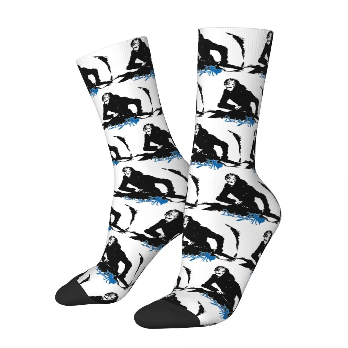 Vergil From The Devil May Cry Series Socks Autumn Stockings Funny Men's Soft Socks Design Outdoor Sports Anti Bacterial Socks