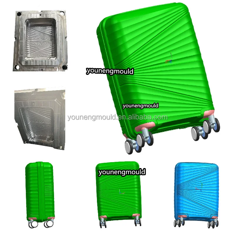 China Taizhou Plastic Tools Pull Rod Box Opening Custom Luggage Injection Molding Home Toolbox Mold Manufacturers