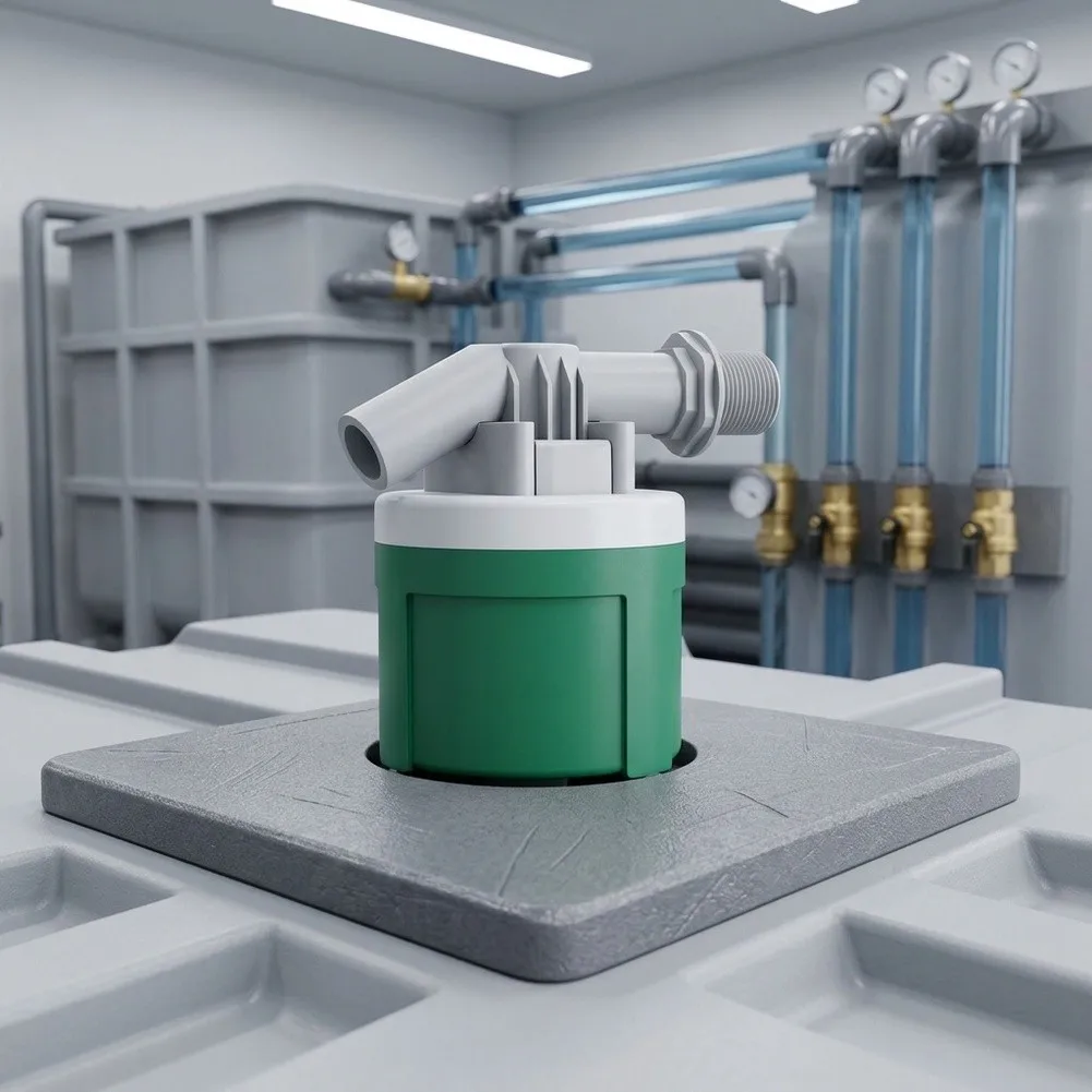 Indoor Water Control AS SHOWN Automatic Water Level Controller Nylon Float Valve High Temperature Resistance Quick Setup Process