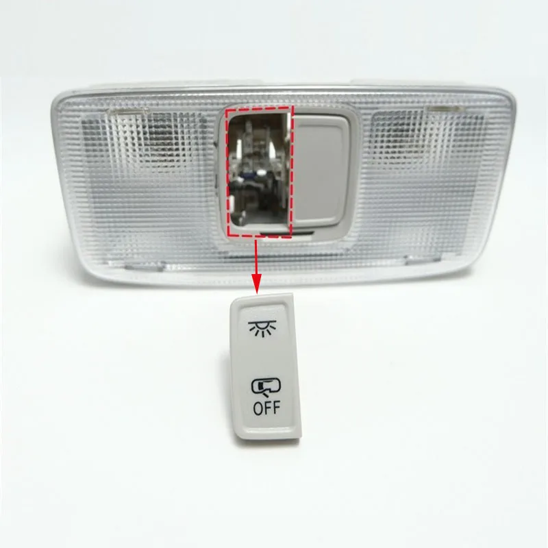 1PC Interior Reading Light Switch Button Ceiling Dome Lamp Switch For VW Jetta VS5 VS7 Car Accessories
