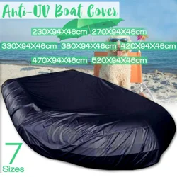 Waterproof, Dustproof, UV Resistant Inflatable Boat Cover, Rubber Boat Protective Cover, Small Boat Fishing Kayak Cover