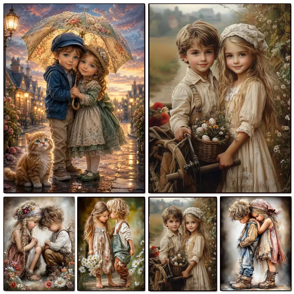 Embroidery Gift - DIY Diamond Painting Good Friends Boy