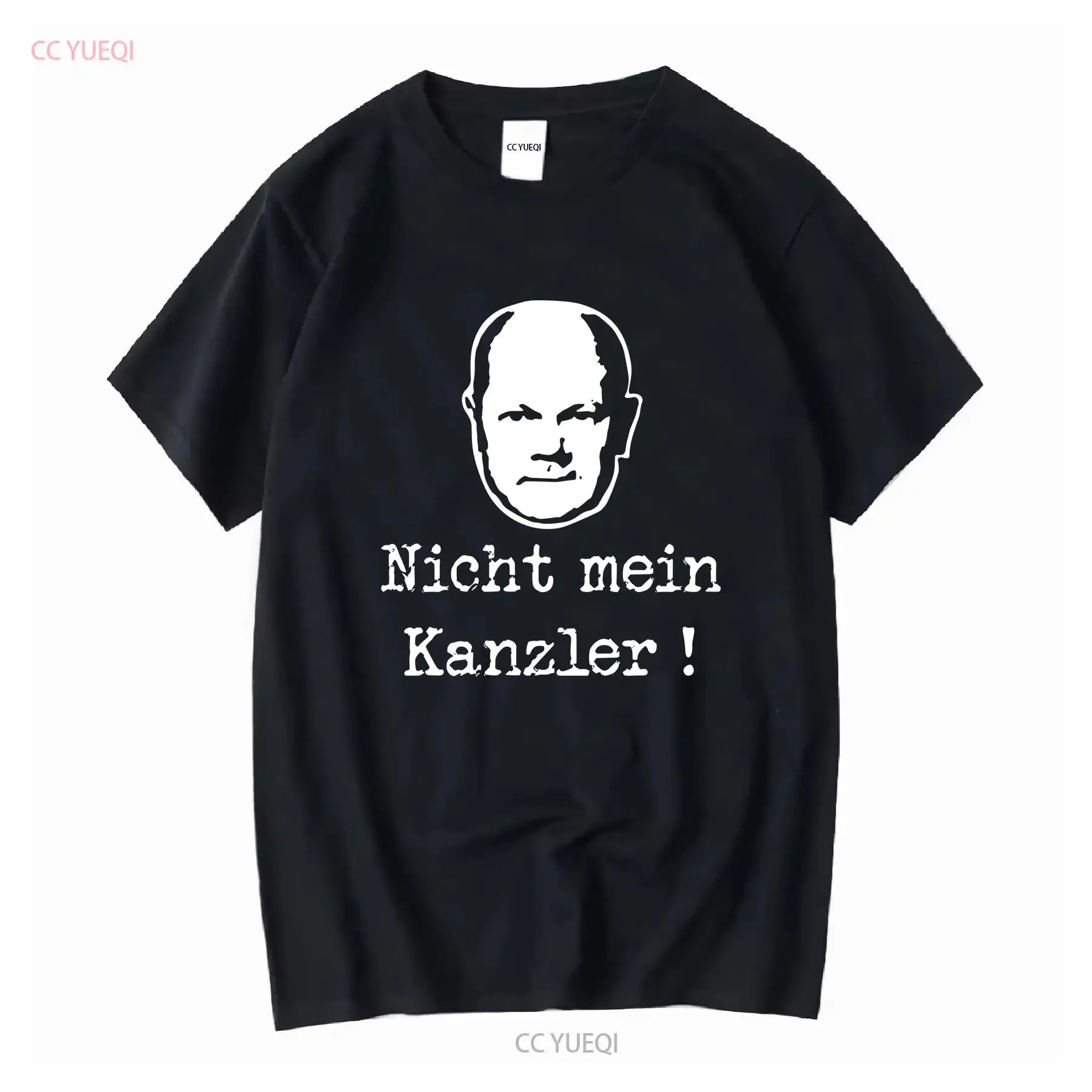 Not My Chancellor T Shirt ProtesT Olaf Scholz Saying S 5XL vintage Washed Versatile Stylish Casual graphic homme