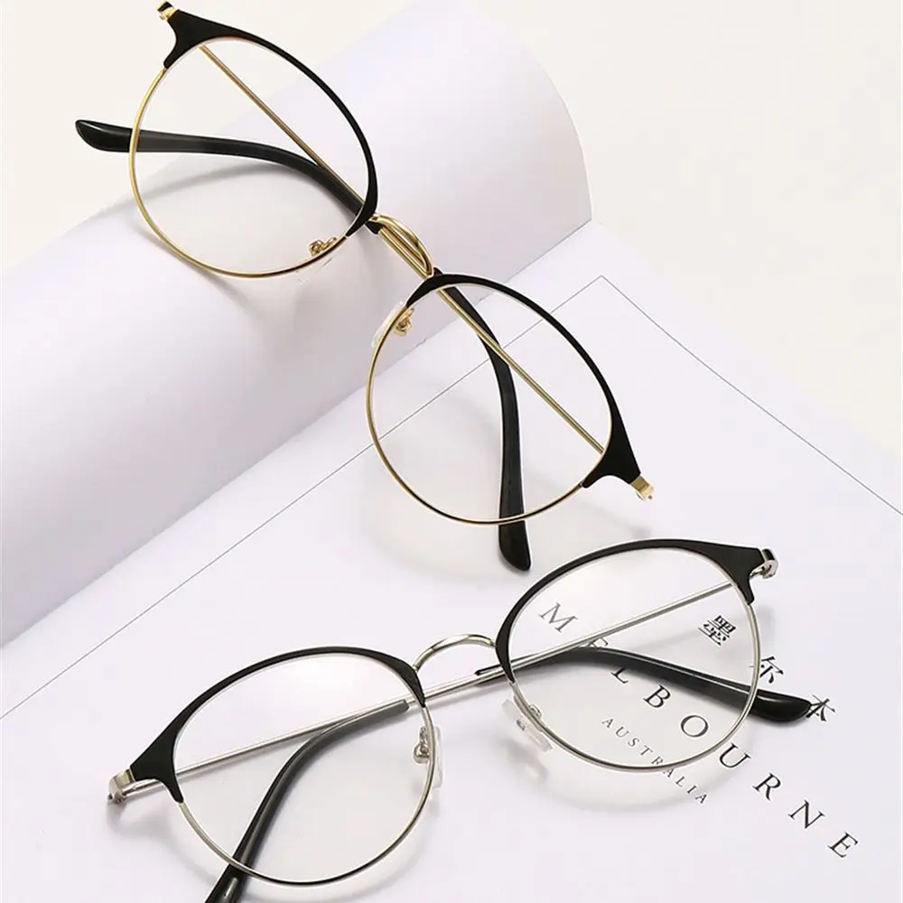 

Unisex Metal Round Frame Classic Myopia Glasses Eyewear Optical Glasses Eyeglasses