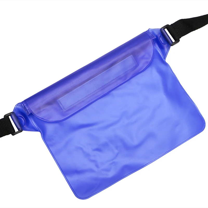 Waterproof Dry with Adjustable Waist Strap Waist Bag Screen Touchable for Beach, Swimming Boating, Fishing, Hiking