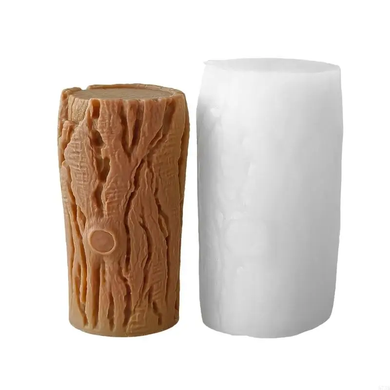 

573B Unique Handmade Moulds Tree Stump Silicone Molds Suitable for Craft