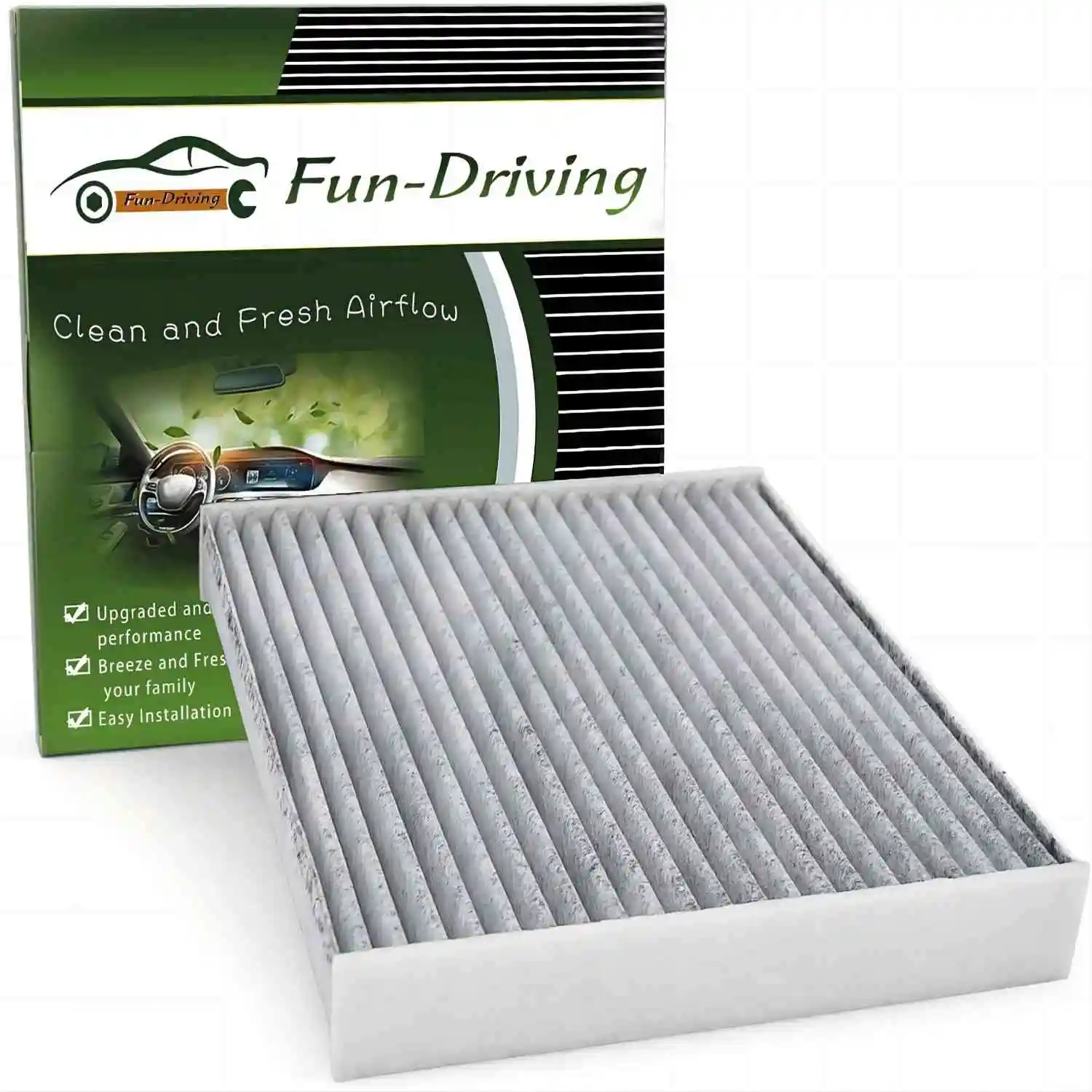 FD709 Cabin Air Filter for Accent/Genesis Coupe/Tucson/Veloster/Forte/Forte Koup/Rio/Rio5/Rondo/Sportage,Replace CP709,CF10709