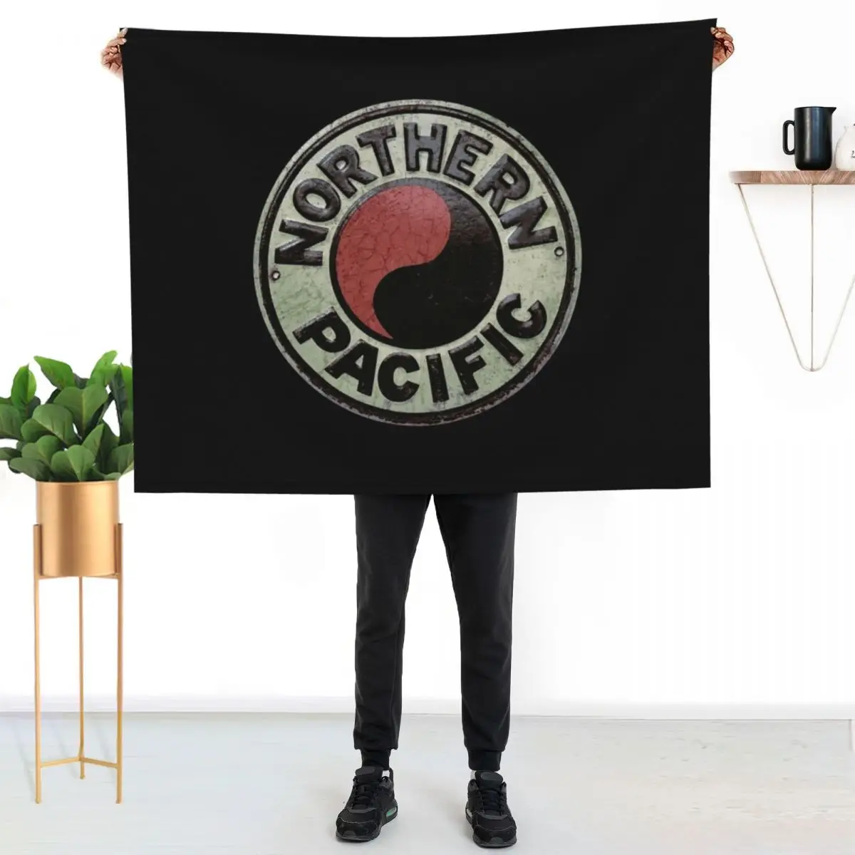 Northern Pacific Railroad USA Throw Blanket cosplay anime Sofas Decorative Beds Beach Beautifuls Blankets