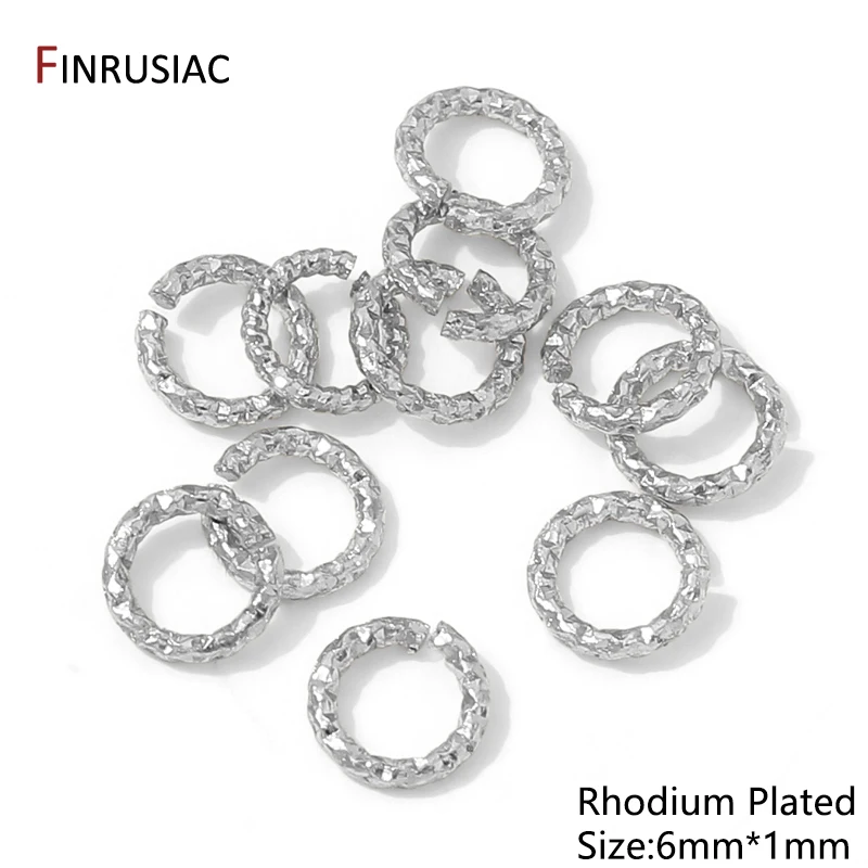 14K vergoldetes Messing, rund, gedreht, offen, geteilte Ringe, Biegeringe, Verbindungsringe für DIY-Schmuckherstellungszubehör – Detail 23