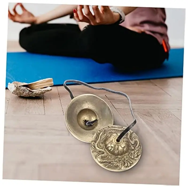 CGDS-Nepalese Craft Cymbal Bell, Yoga Chanting Sound Healing, Meditation Bell Jingle