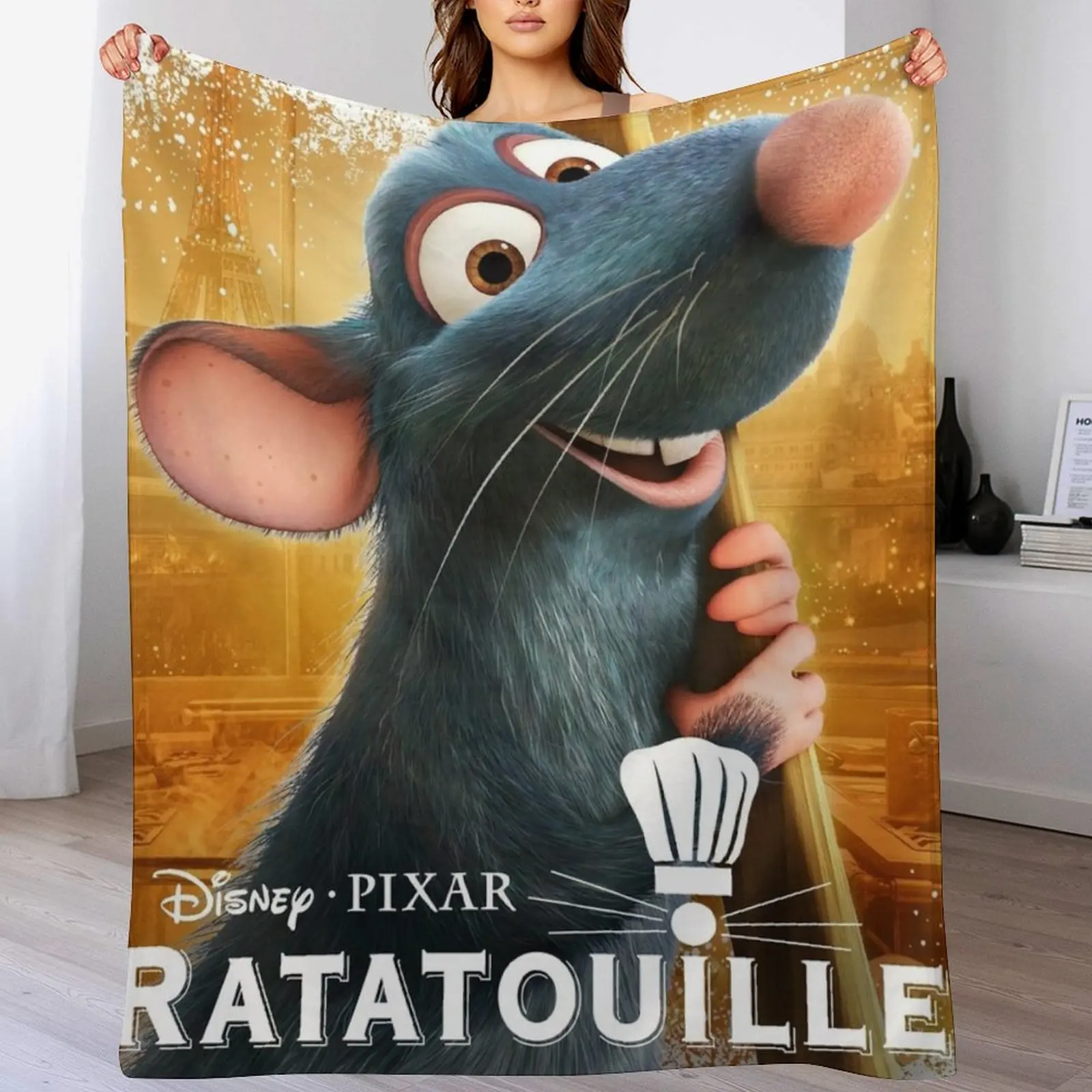 Twotik 2007 American Comedy Movie rat a too ee Throw Blanket Decorative Throw Sofa Quilt blankets ands Blankets For Bed Blankets